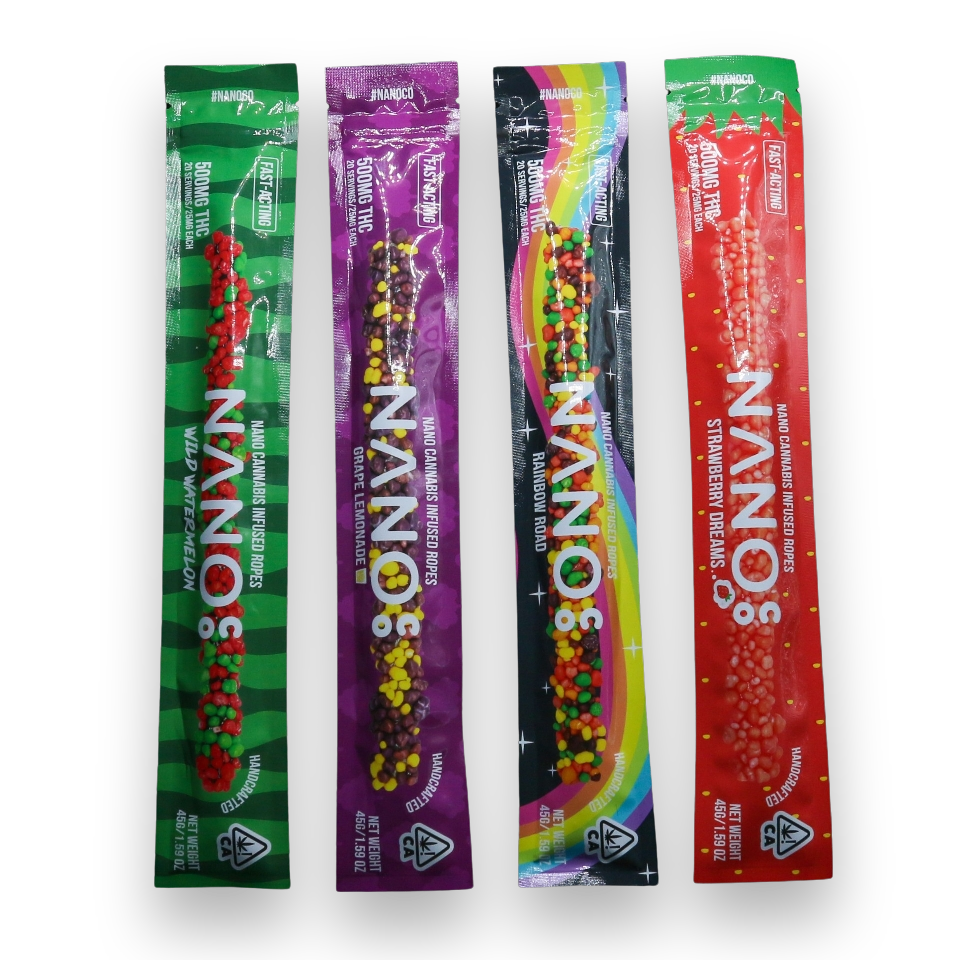 Nano: THC Infused Nerd Ropes 500MG